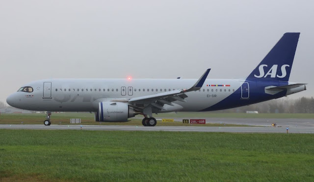 20th Airbus A320neo delivered to SAS Connect operates first revenue service to Dublin