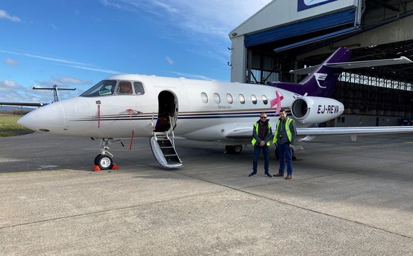 Gainjet Ireland exceeds 100th Hawker800XP Medevac mission