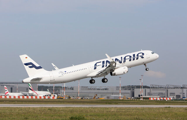 MSN 5758 FinnAir A321 First Flight