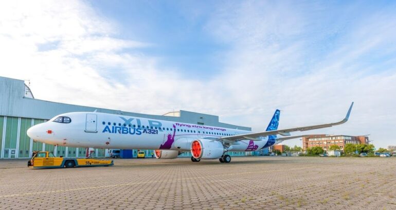 Airbus A321XLR Flight Testing at Shannon Airport