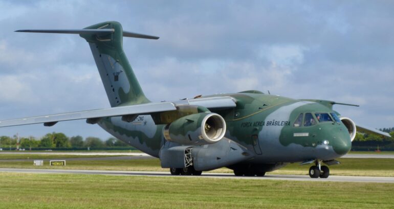 Second Embraer KC-390 visit to Dublin Airport