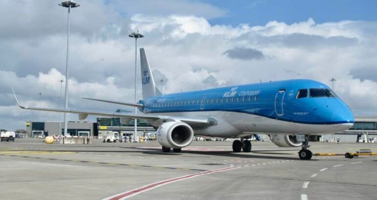 Take Off for KLM’s double daily service from Belfast City Airport