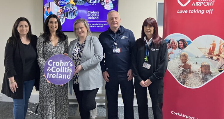 Cork Airport Partners with Crohn’s & Colitis