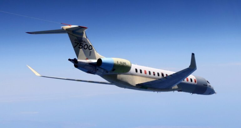 Bombardier Global 8000 Touches Down in Shannon for Flight-Test Campaign