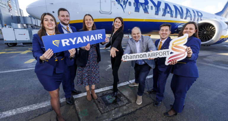 Ryanair unveils Shannon Summer 2025 schedule