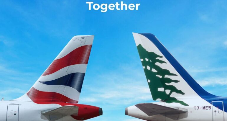 Middle East Airlines (MEA), British Airways Partner on Irish Routes